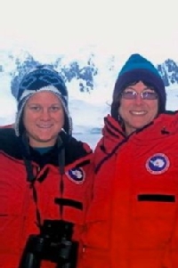 Professor Deb Steinberg (R) and graduate student Miram Gleiber (L) return to Antarctica for another field season.