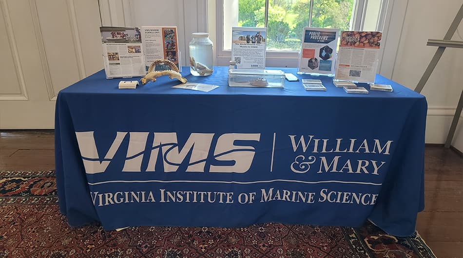 The event highlighted how VIMS science reaches beyond the Chesapeake Bay