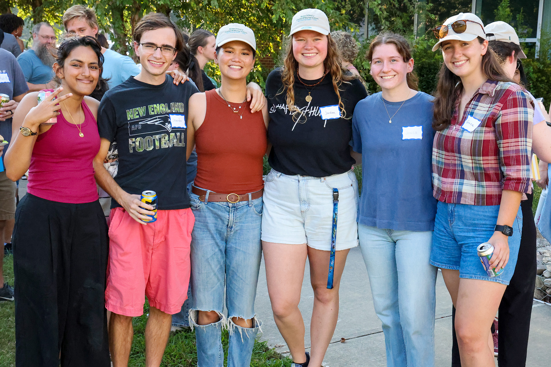 From left to right: Anya Roopa Gajanur, Xander Geragotelis, Maisie Grogan, Jordan Ferre, Jessica Fergel and Grace Hancock. (Photo by John Wallace)