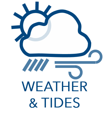 Weather &amp; Tides useful links button