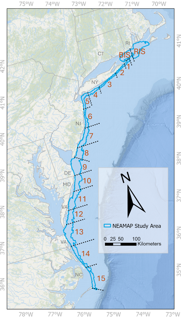 NEAMAP Map